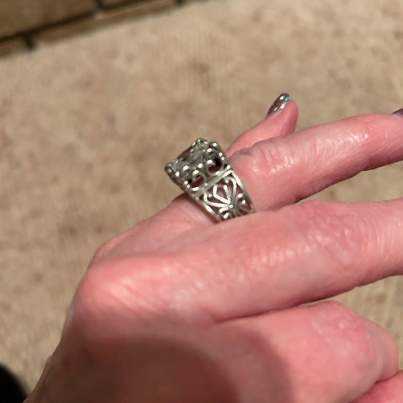 Silpada Cubic Zirconia and Sterling Silver Ring - Picture 6 of 8